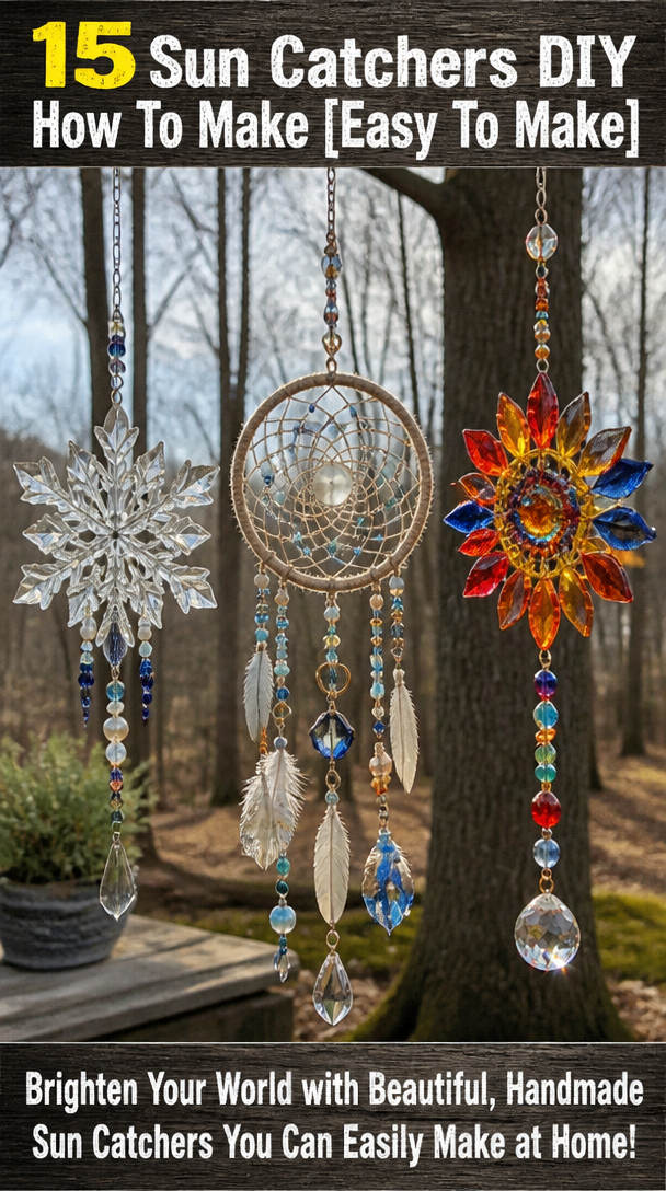 15 Sun Catchers DIY How To Make [Easy To Make]