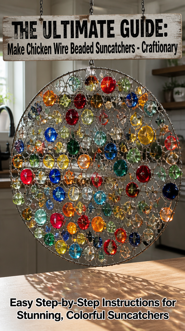 The Ultimate Guide: Make Chicken Wire Beaded Suncatchers - Craftionary