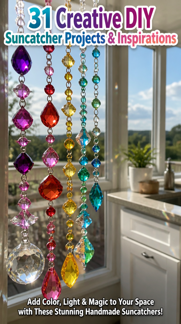 31 Creative DIY Suncatcher Projects & Inspirations