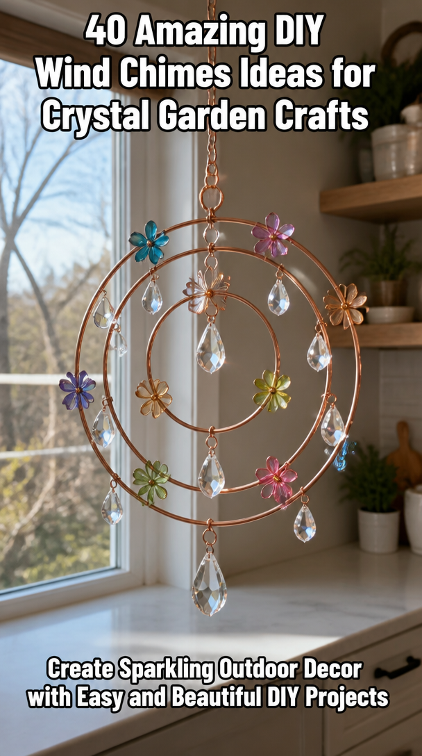 40 Amazing DIY Wind Chimes Ideas for Crystal Garden Crafts