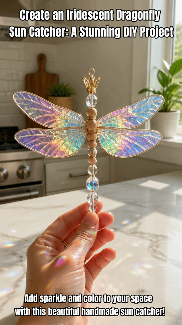 Create an Iridescent Dragonfly Sun Catcher: A Stunning DIY Project