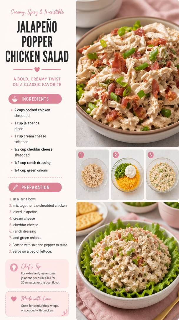 Jalapeño Popper Chicken Salad