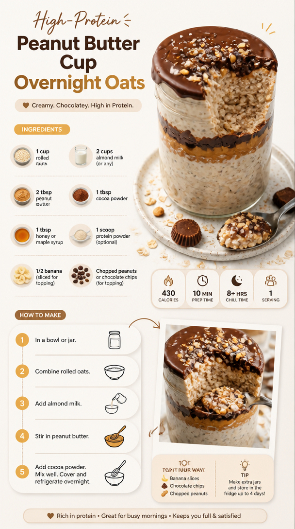 High-Protein Overnight Oats