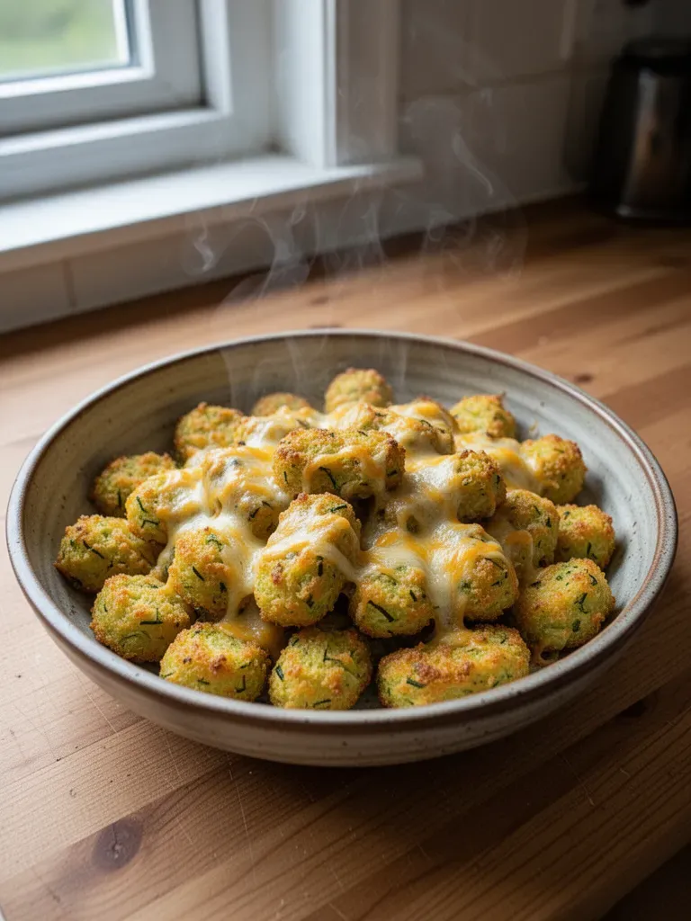 Cheesy Zucchini Tots