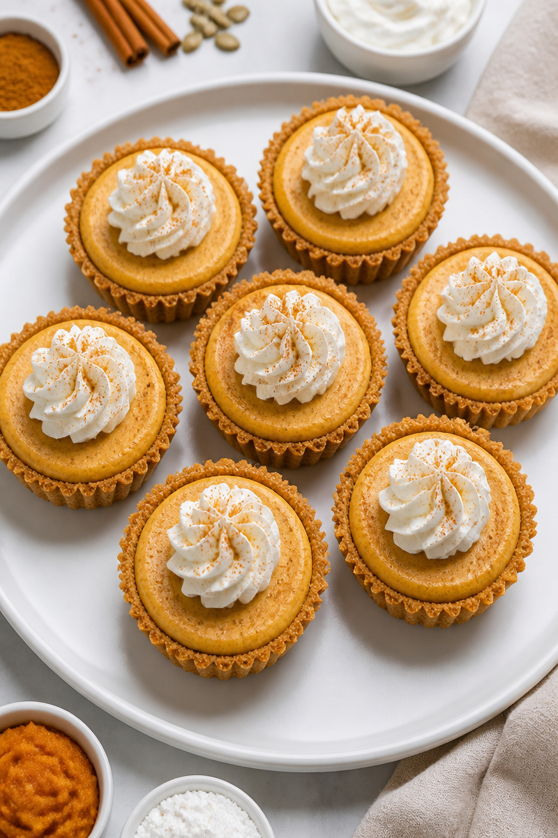 Mini No Bake Pumpkin Spice Cheesecake Tart Mini No Bake Pumpkin Spice Cheesecake Tart
