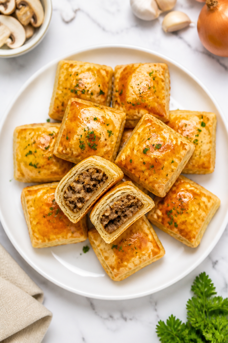 Mini Halal Beef Wellington Appetizer Bite