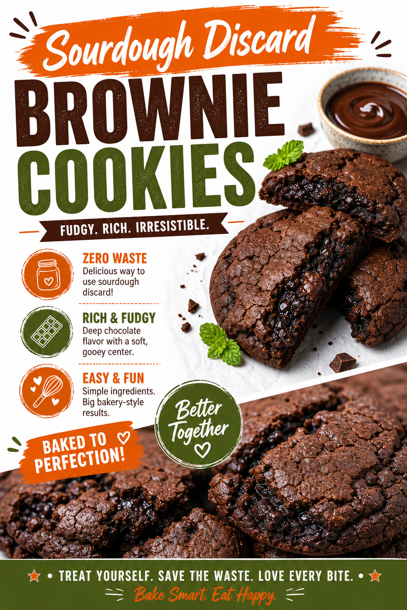 Sourdough Discard Brownie Cookies: Easy Treats Sourdough Discard Brownie Cookies Sourdough Discard Brownie Cookies: Easy Treats