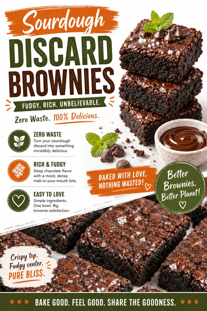Sourdough Discard Brownies: Easy Fudgy Treats Sourdough Discard Brownies Sourdough Discard Brownies: Easy Fudgy Treats