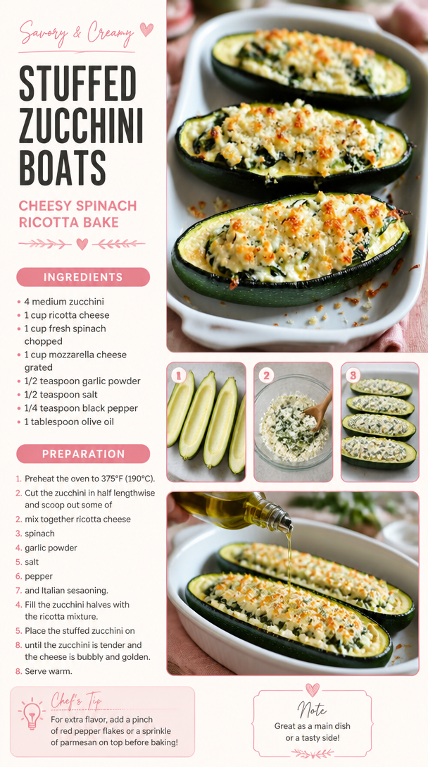 Stuffed Zucchini Boats