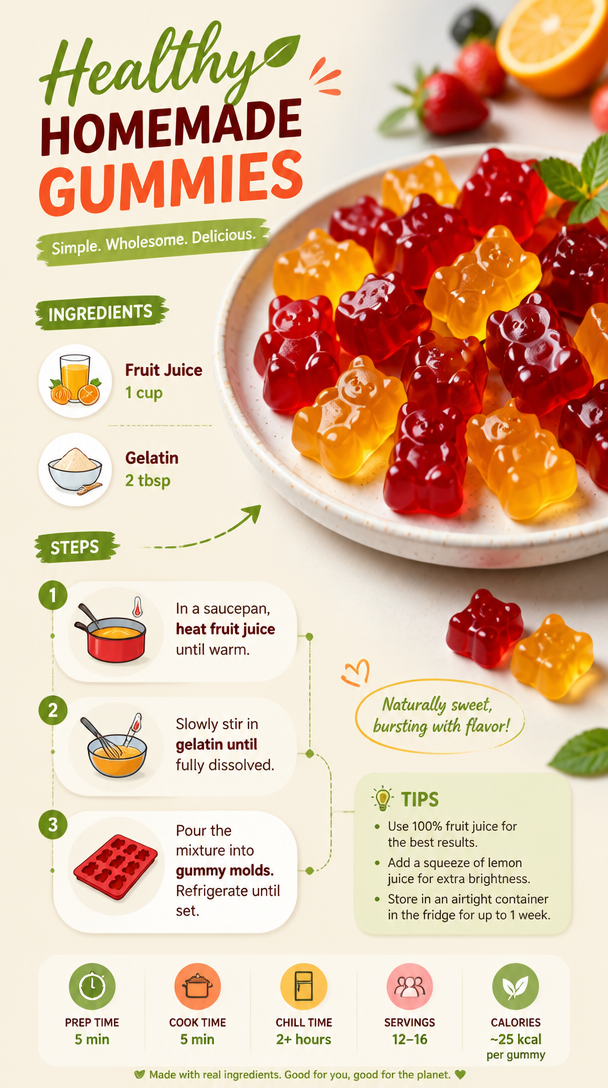 Healthy Homemade Gummies