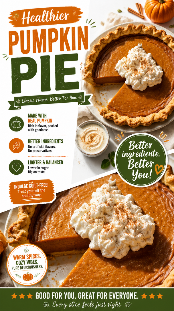 Healthier Pumpkin Pie