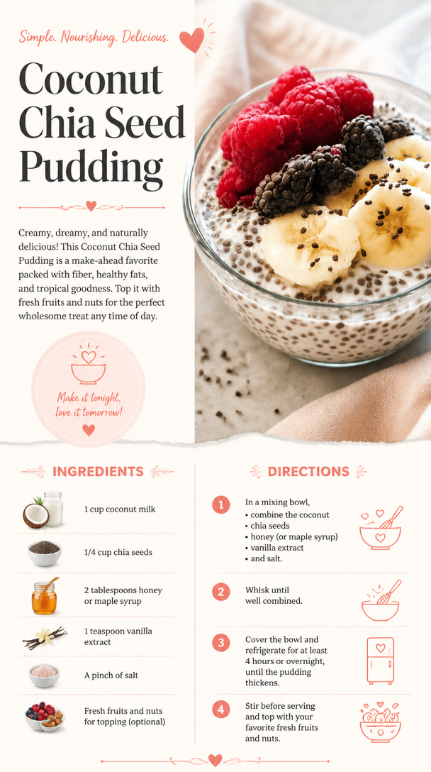 Coconut Chia Seed Pudding