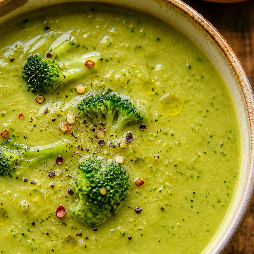 Blender Creamy Broccoli Soup