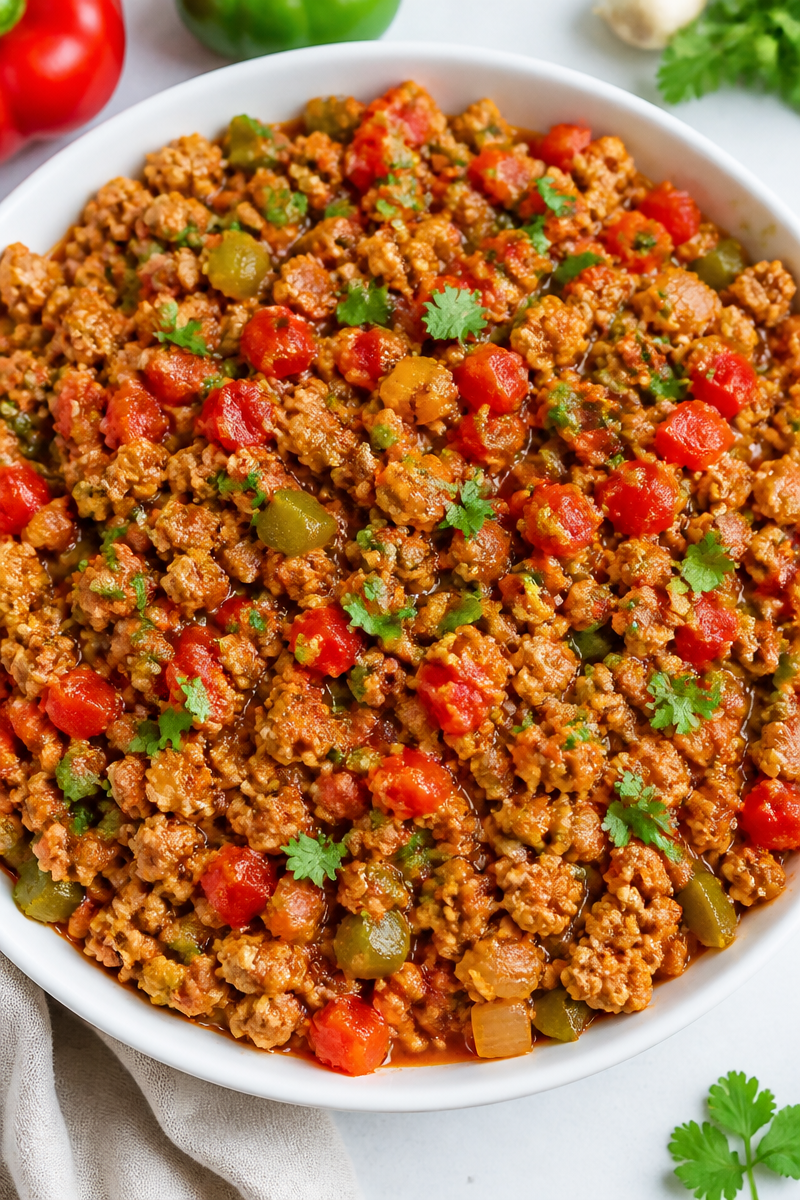 Quick Spicy Ground Turkey Skillet Quick Dinner Idea