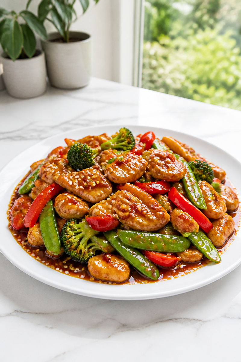 Sweet And Spicy Ginger Garlic Stir Fry Sauce