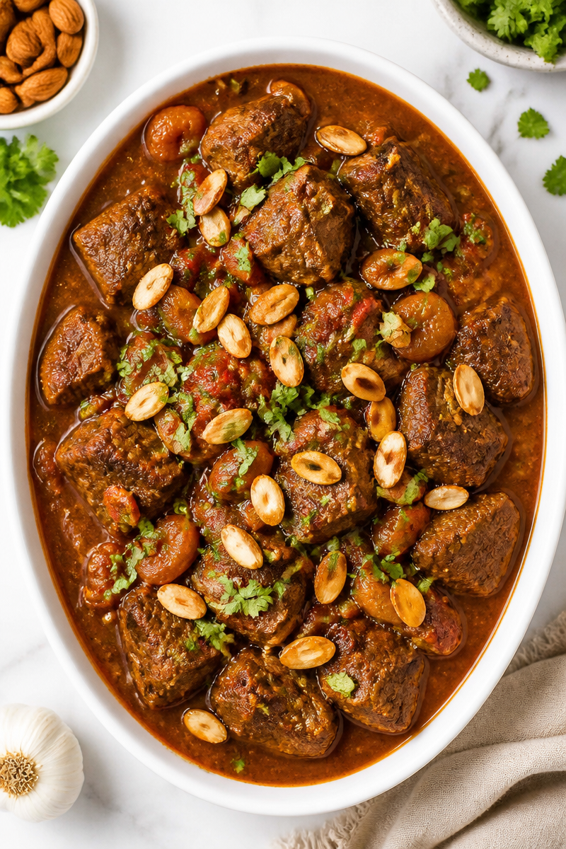 Authentic Moroccan Beef Tagine African Food