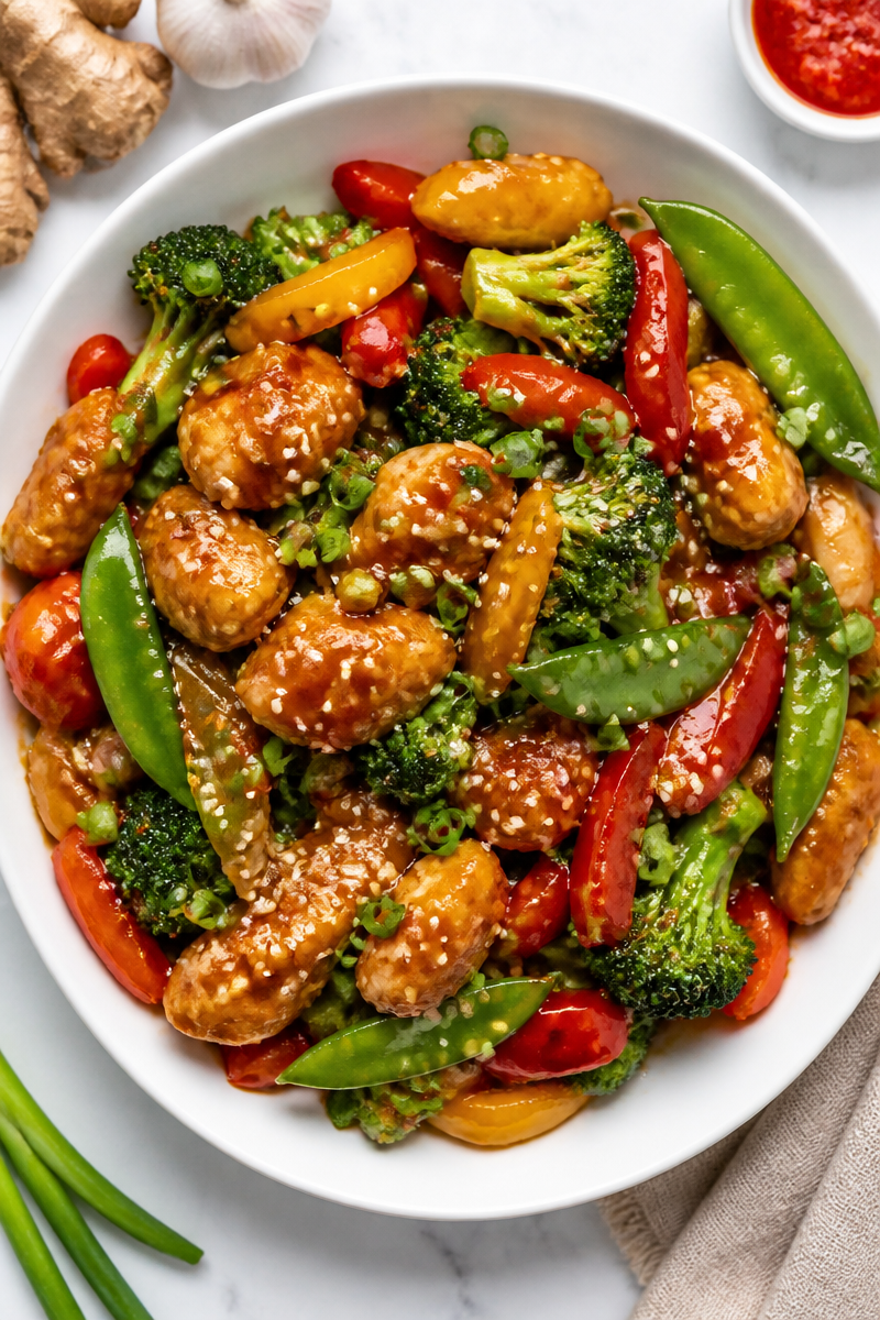 Sweet And Spicy Ginger Garlic Stir Fry Sauce