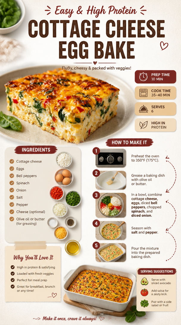 Cottage Cheese Egg Bake