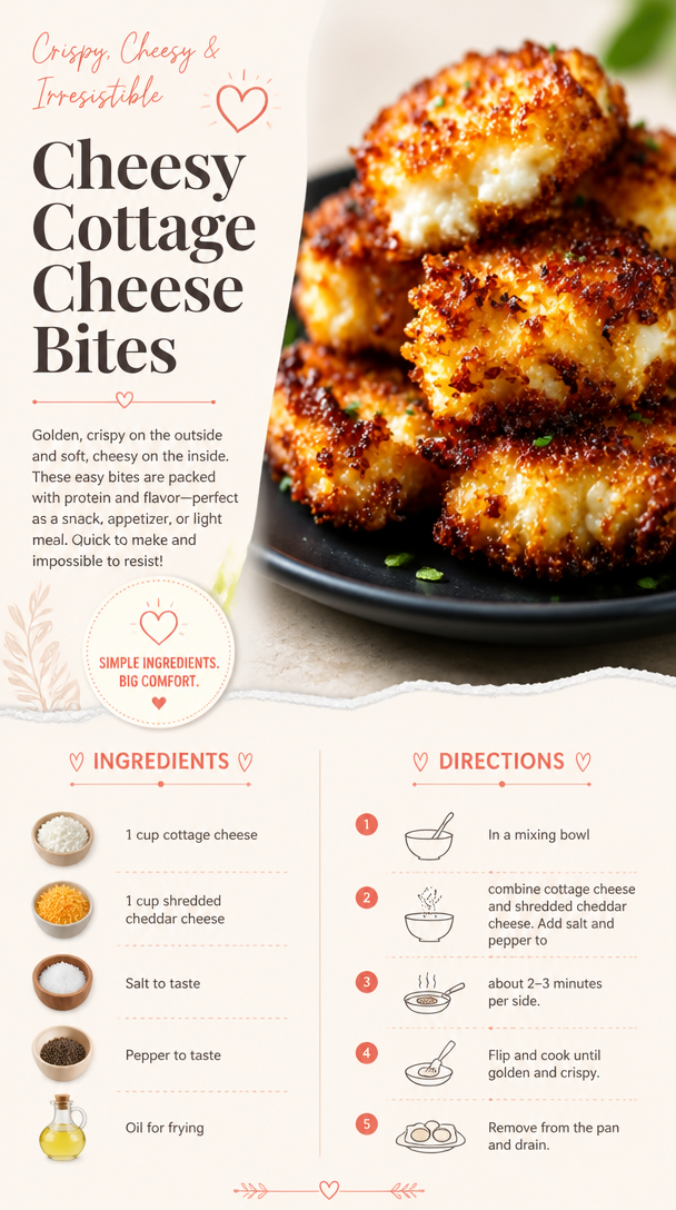 Cheesy Cottage Cheese Bites