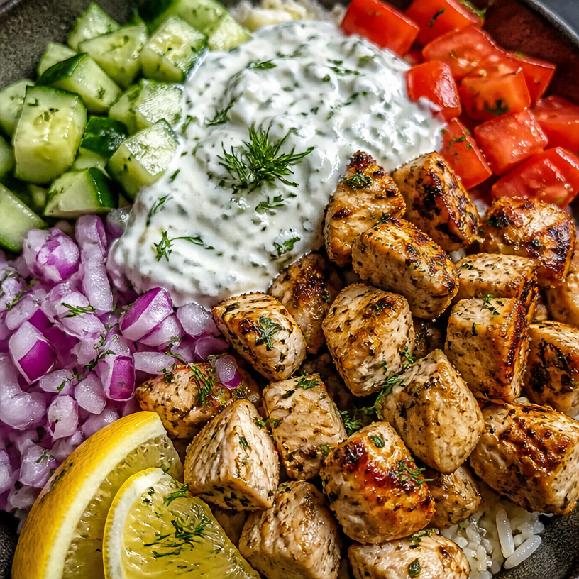 Lemon-Dill Chicken Bowls