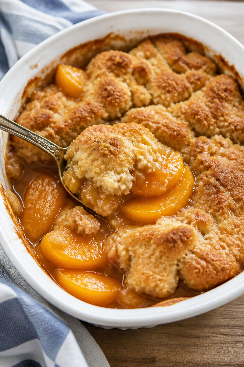 SOUTHERN PEACH COBBLER