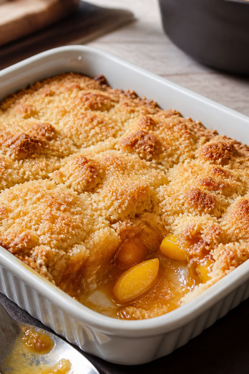 Homemade Peach Cobbler