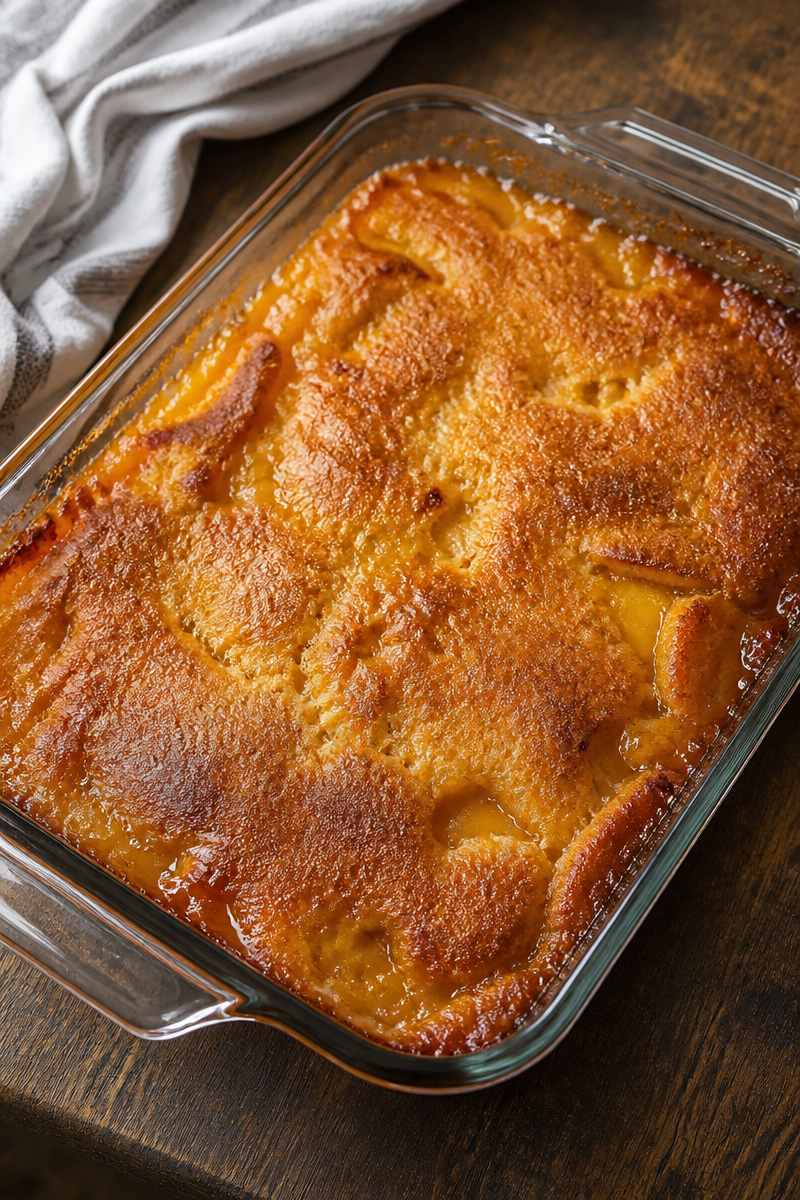 Easy Peach Cobbler Recipe