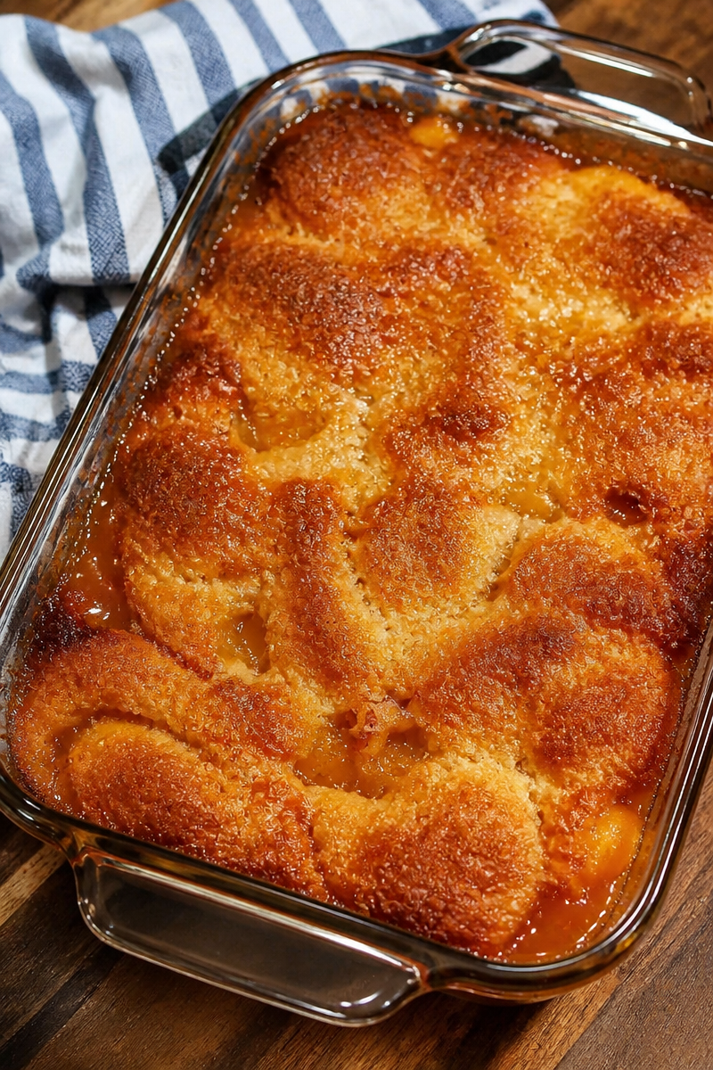 Easy Peach Cobbler Recipe