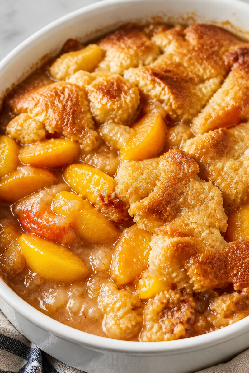Southern Peach Cobbler