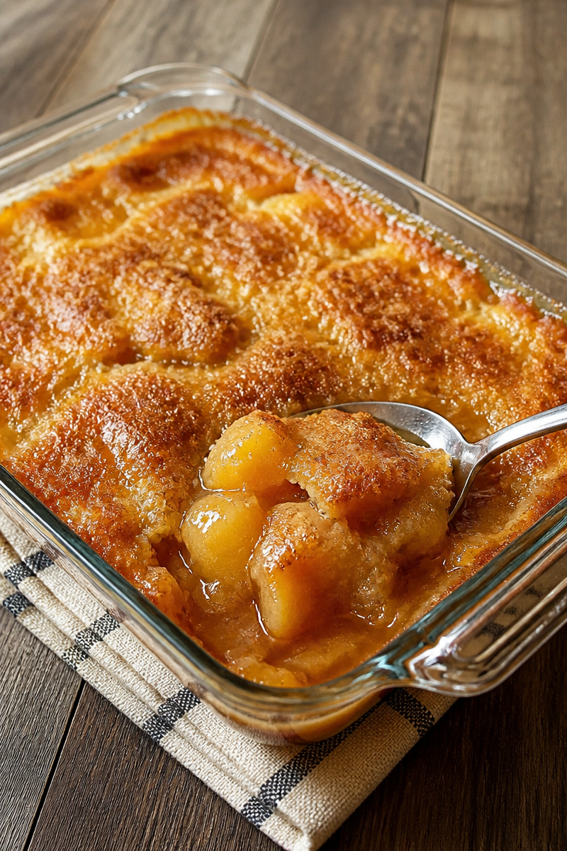 Easy Peach Cobbler Recipe
