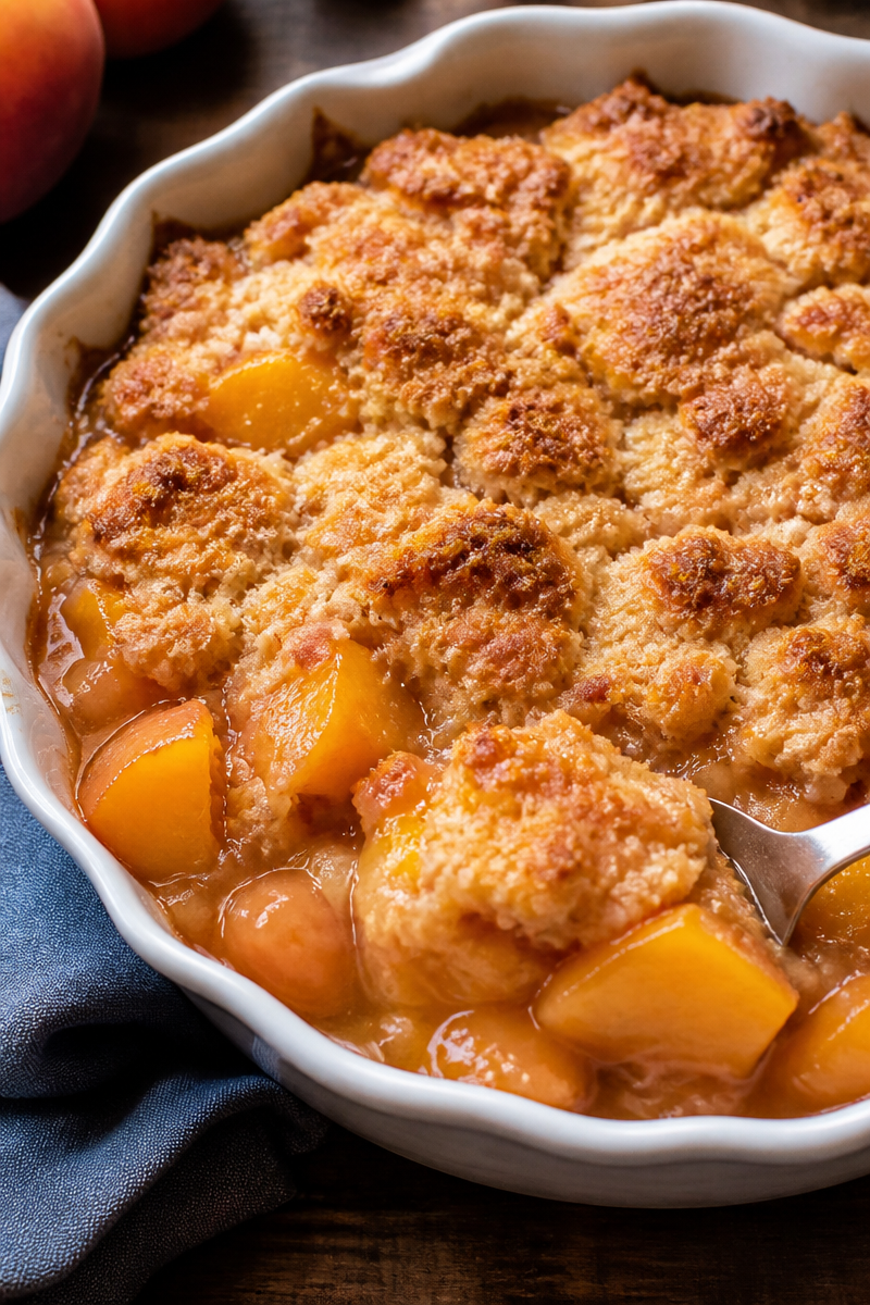 SOUTHERN PEACH COBBLER