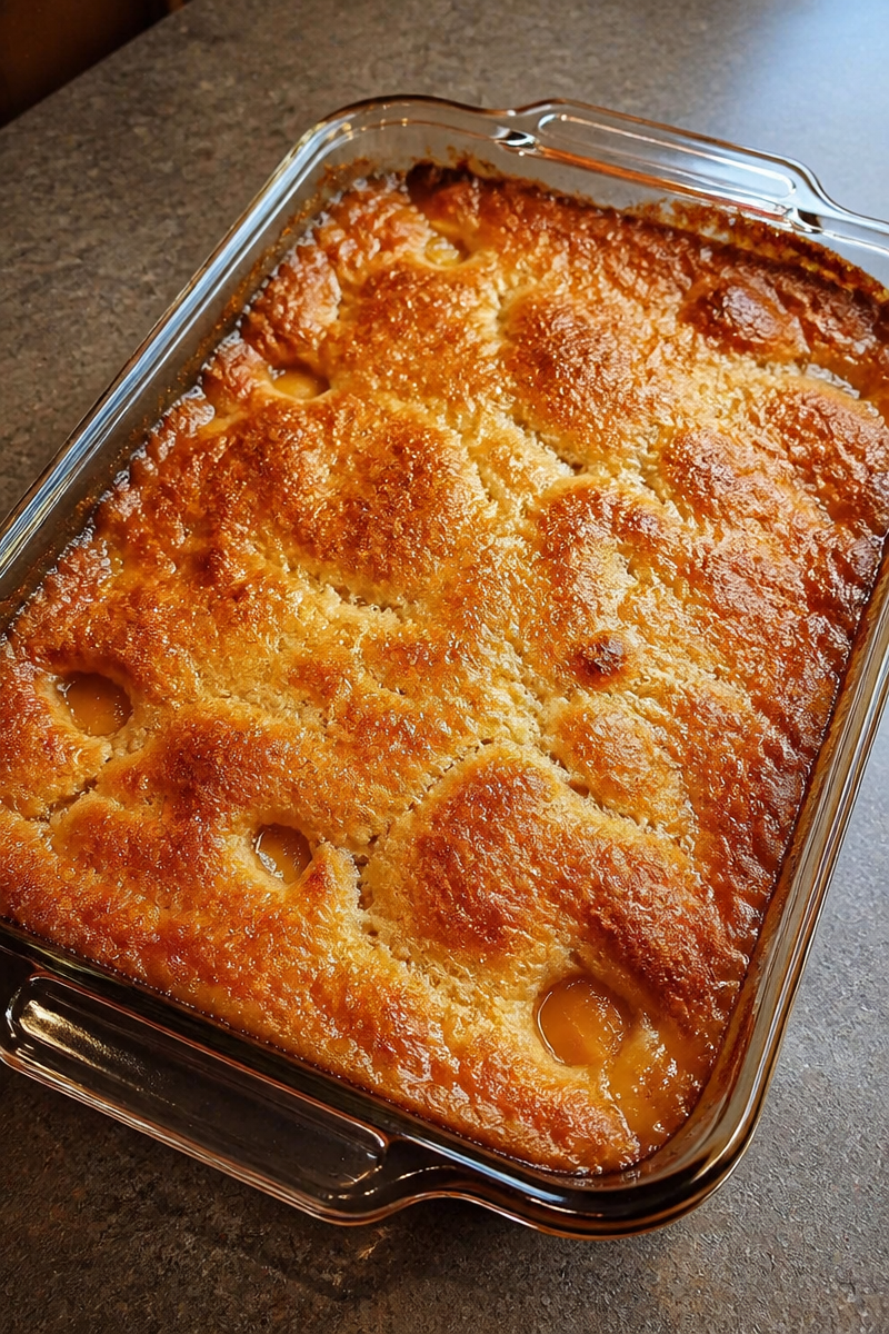 Easy Peach Cobbler Recipe