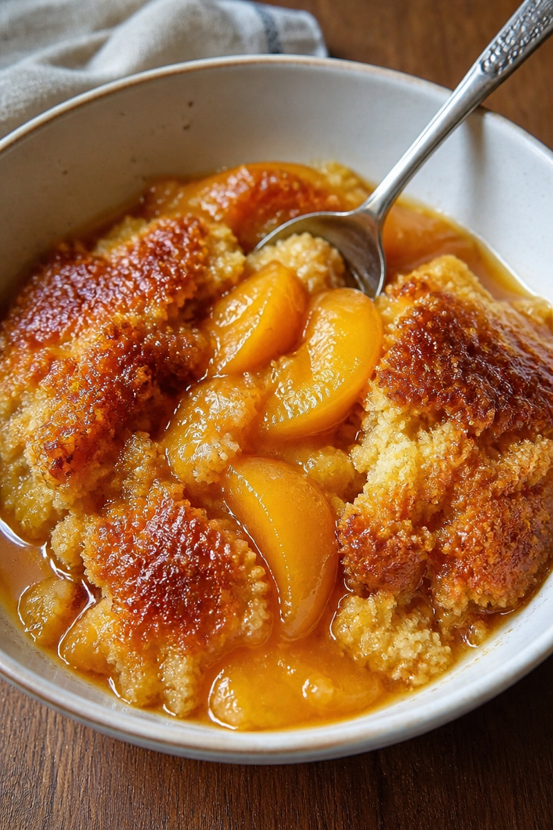 Homemade Peach Cobbler