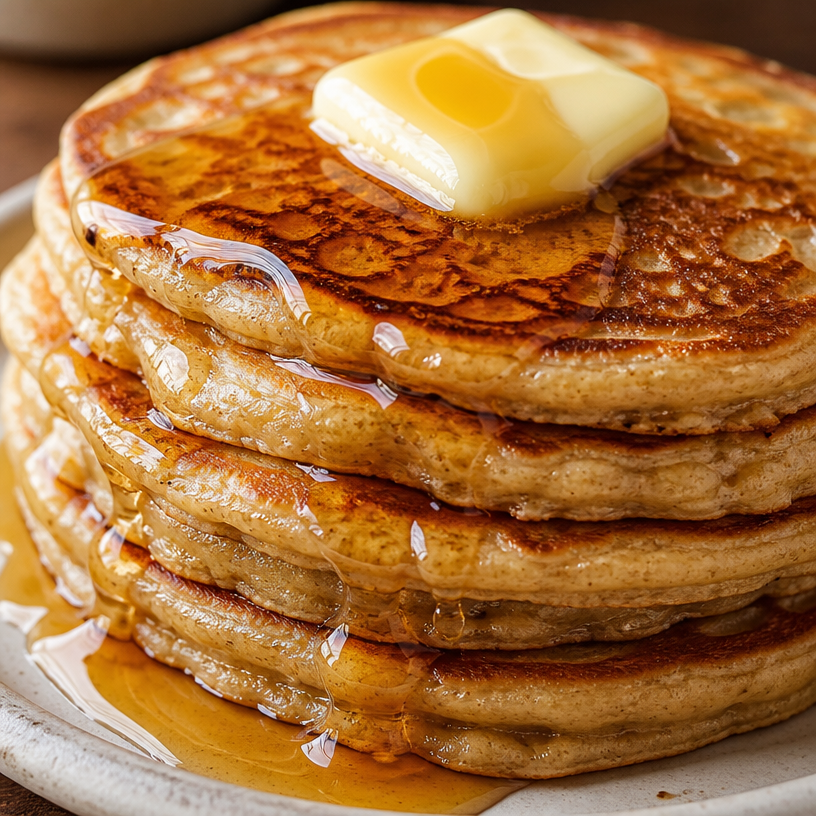Easy Oatmeal Pancakes