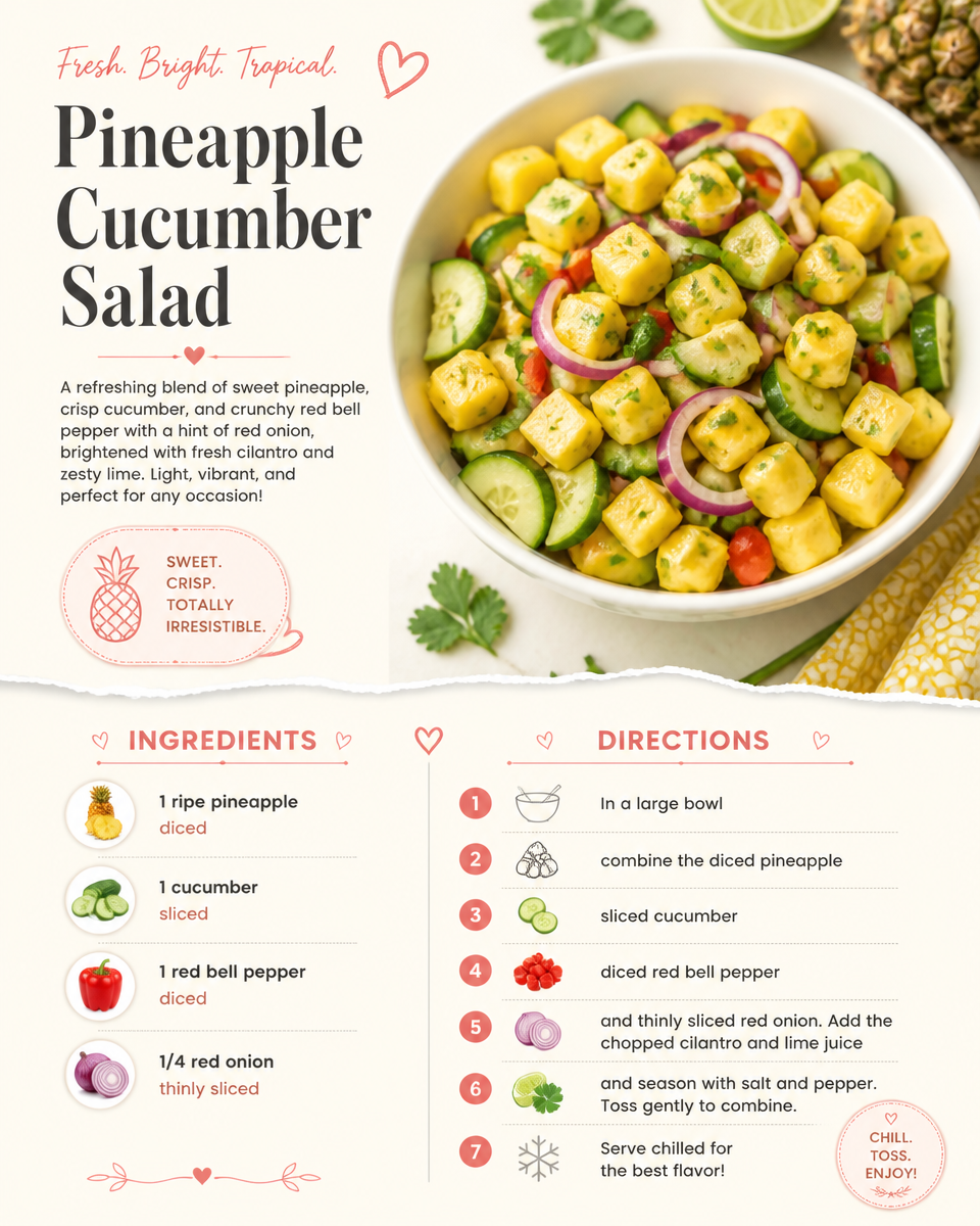 Pineapple Cucumber Salad