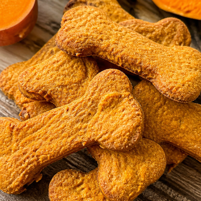 3-Ingredient Sweet Potato Dog Cookies
