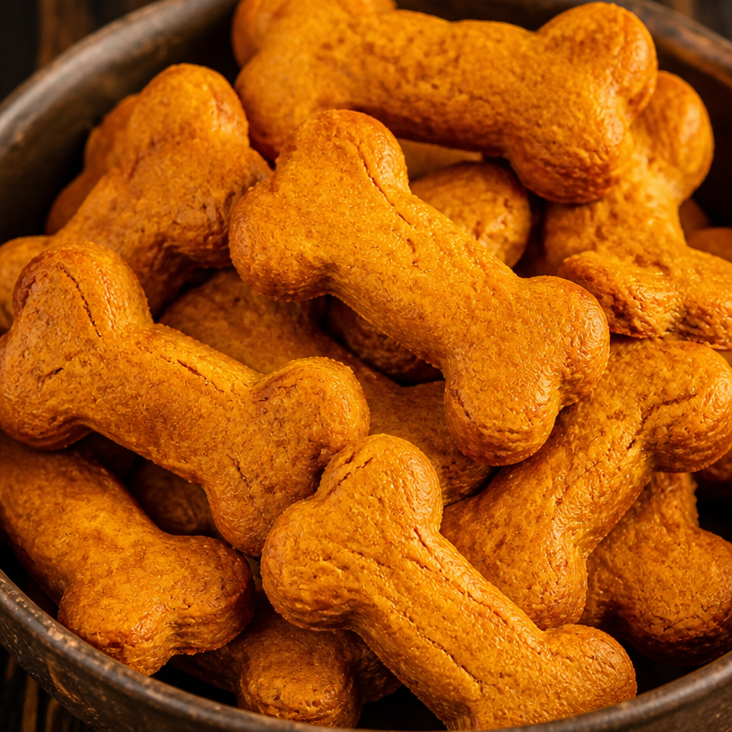 Grain-Free Peanut Butter Pumpkin Dog Treats