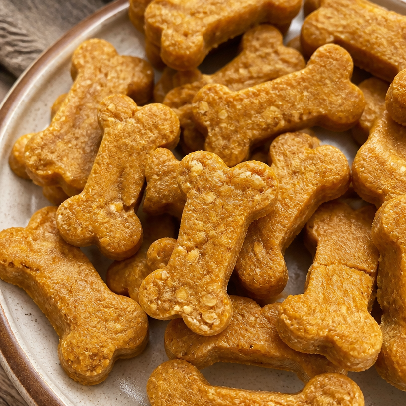 Pumpkin No-Bake Dog Treats