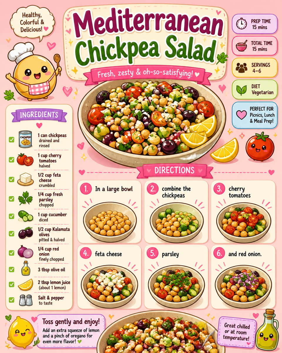 Mediterranean Chickpea Salad