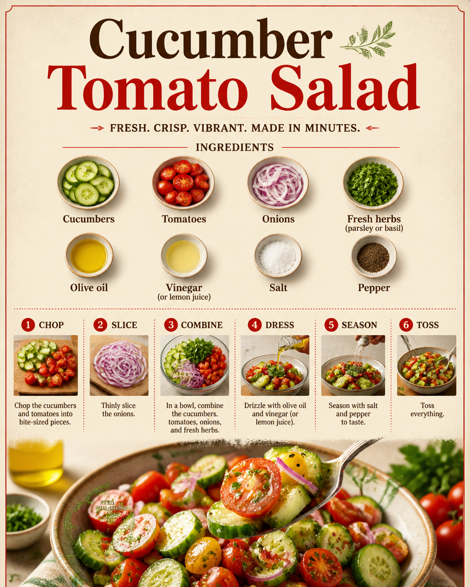 Cucumber Tomato Salad