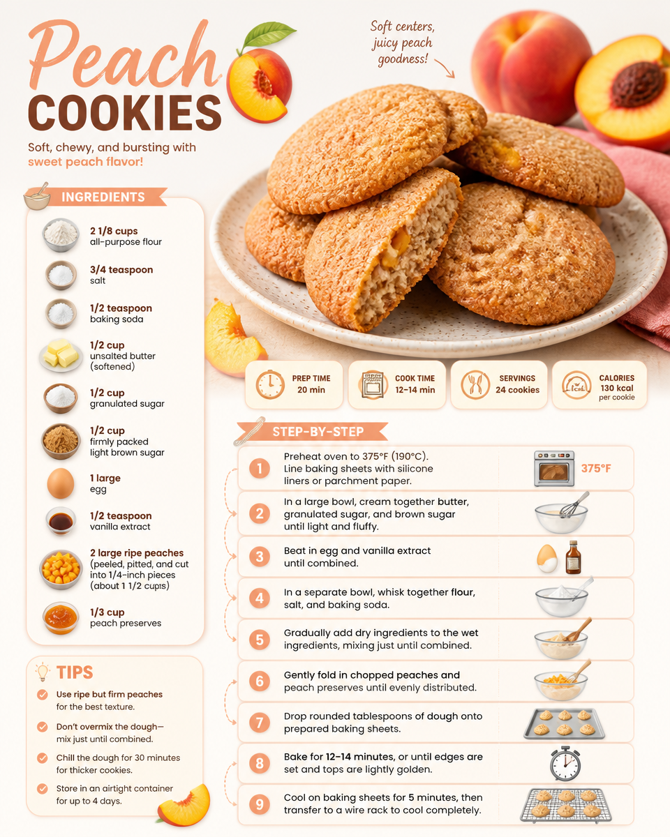 Peach Cookies