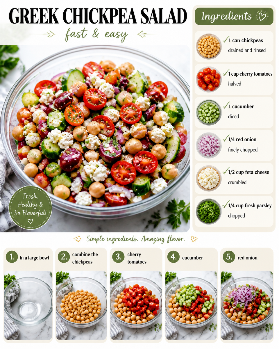 Greek Chickpea Salad