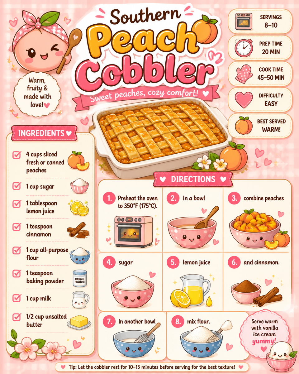 Southern Peach Cobbler