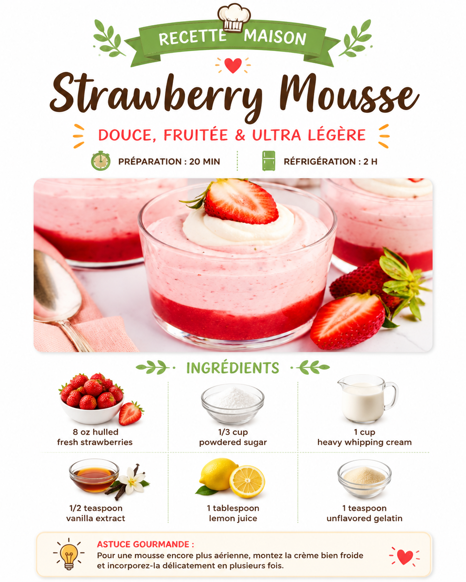 Strawberry Mousse