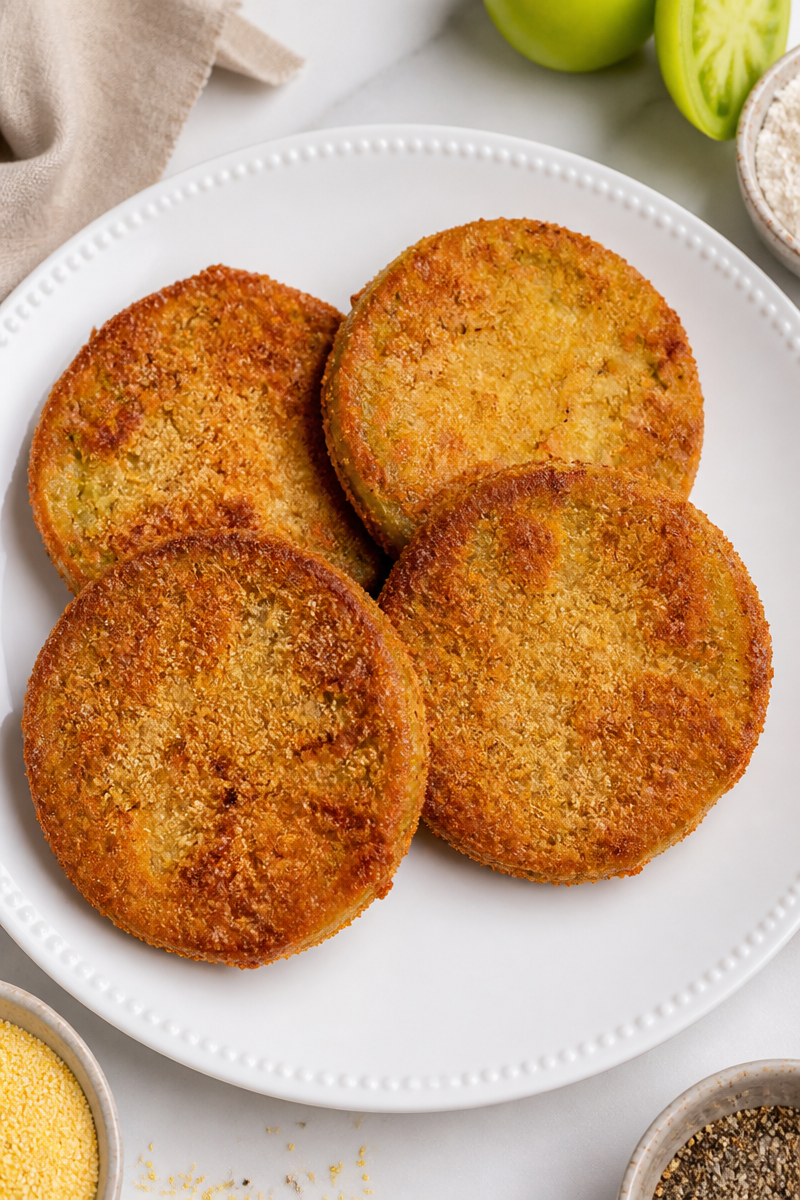 Classic Southern Fried Green Tomato