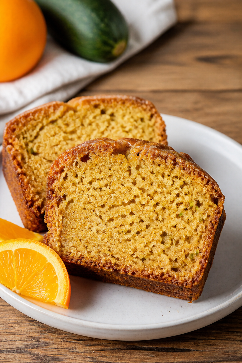 Orange Zucchini Bread Recipe (Whole Wheat & Honey Sweetened)