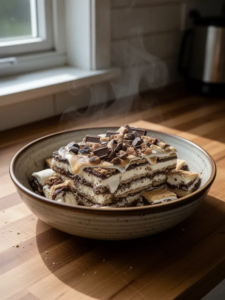 S'mores Icebox Cake