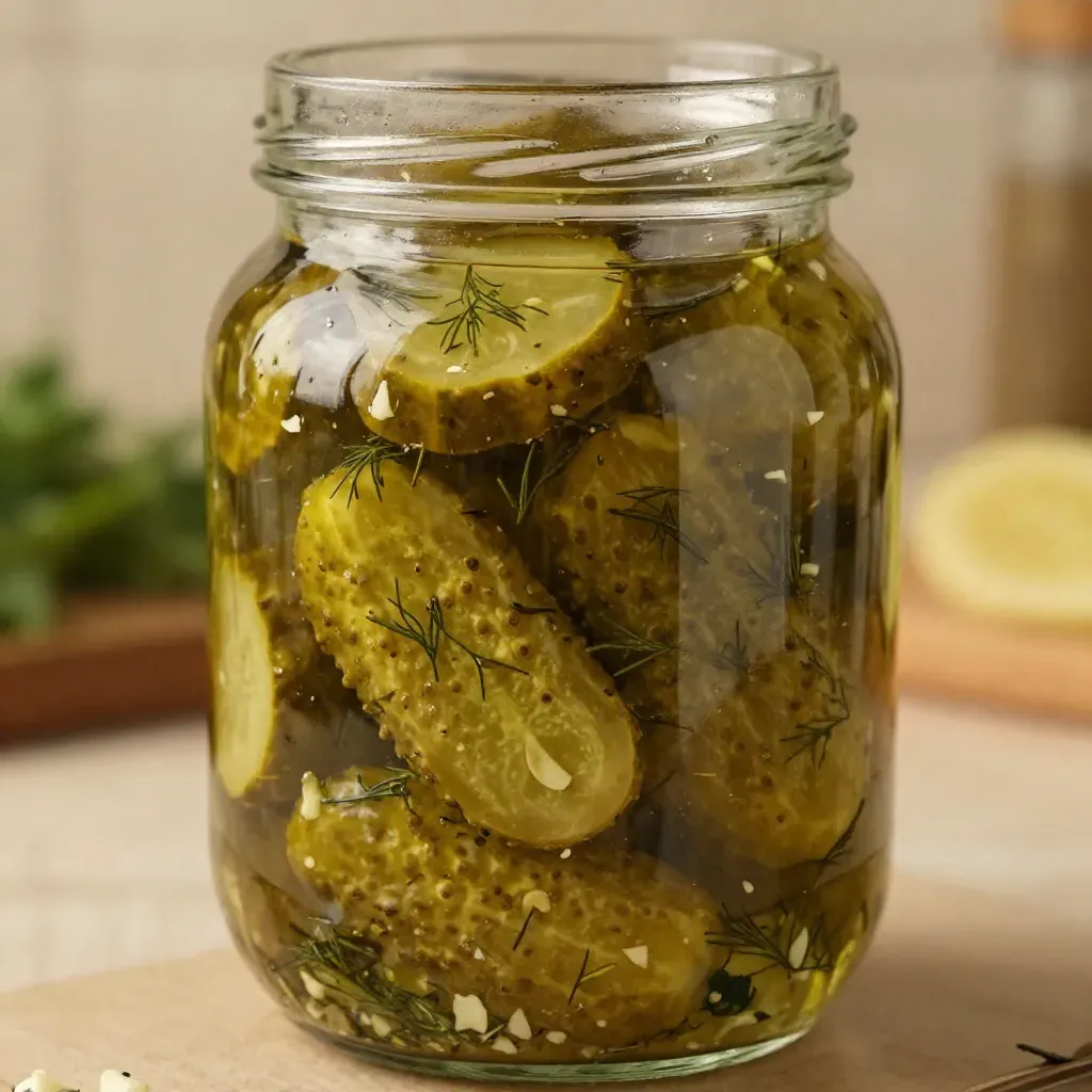 Quick Homemade Refrigerator Pickles Recipe