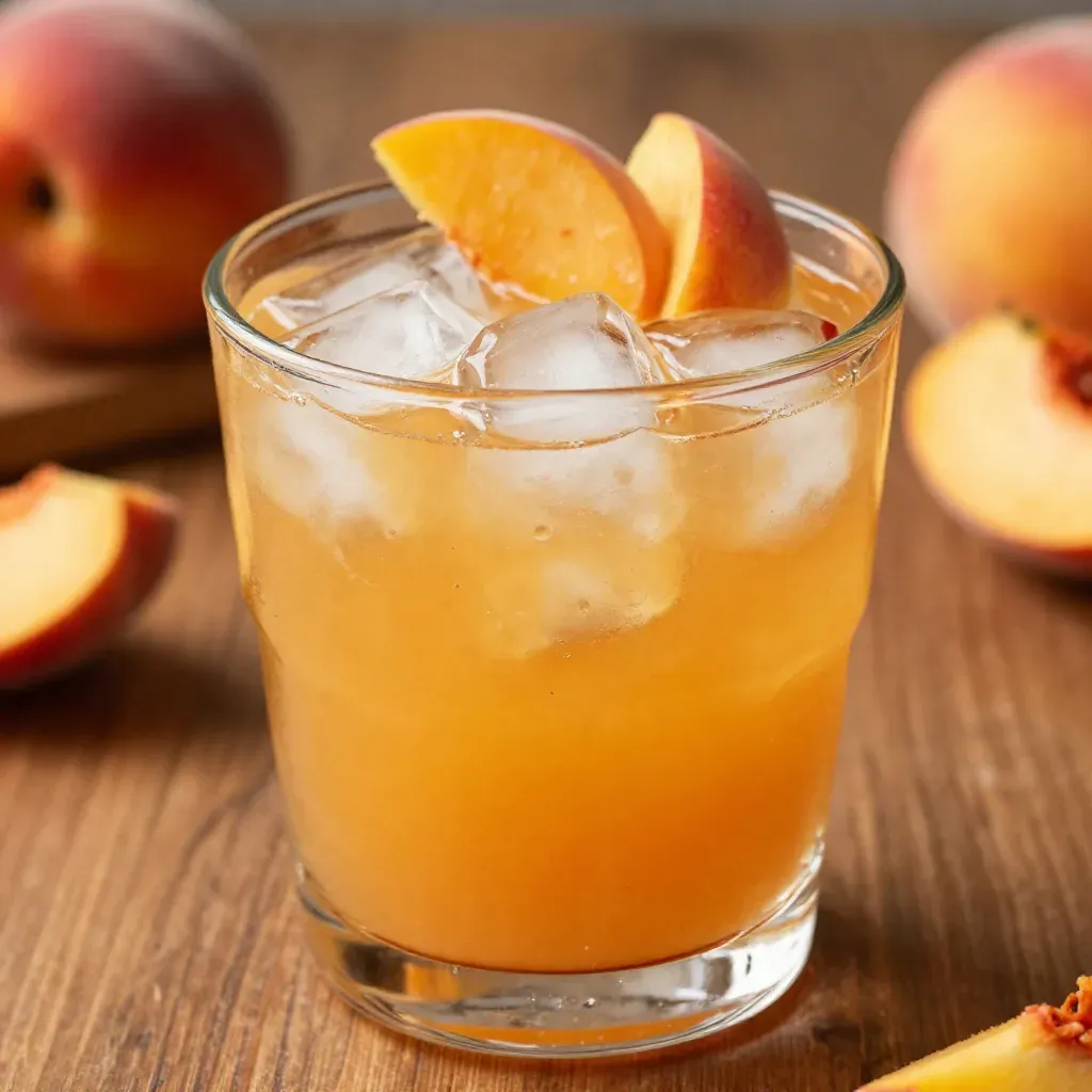 Vinegar-Infused Peach Iced Tea Recipe