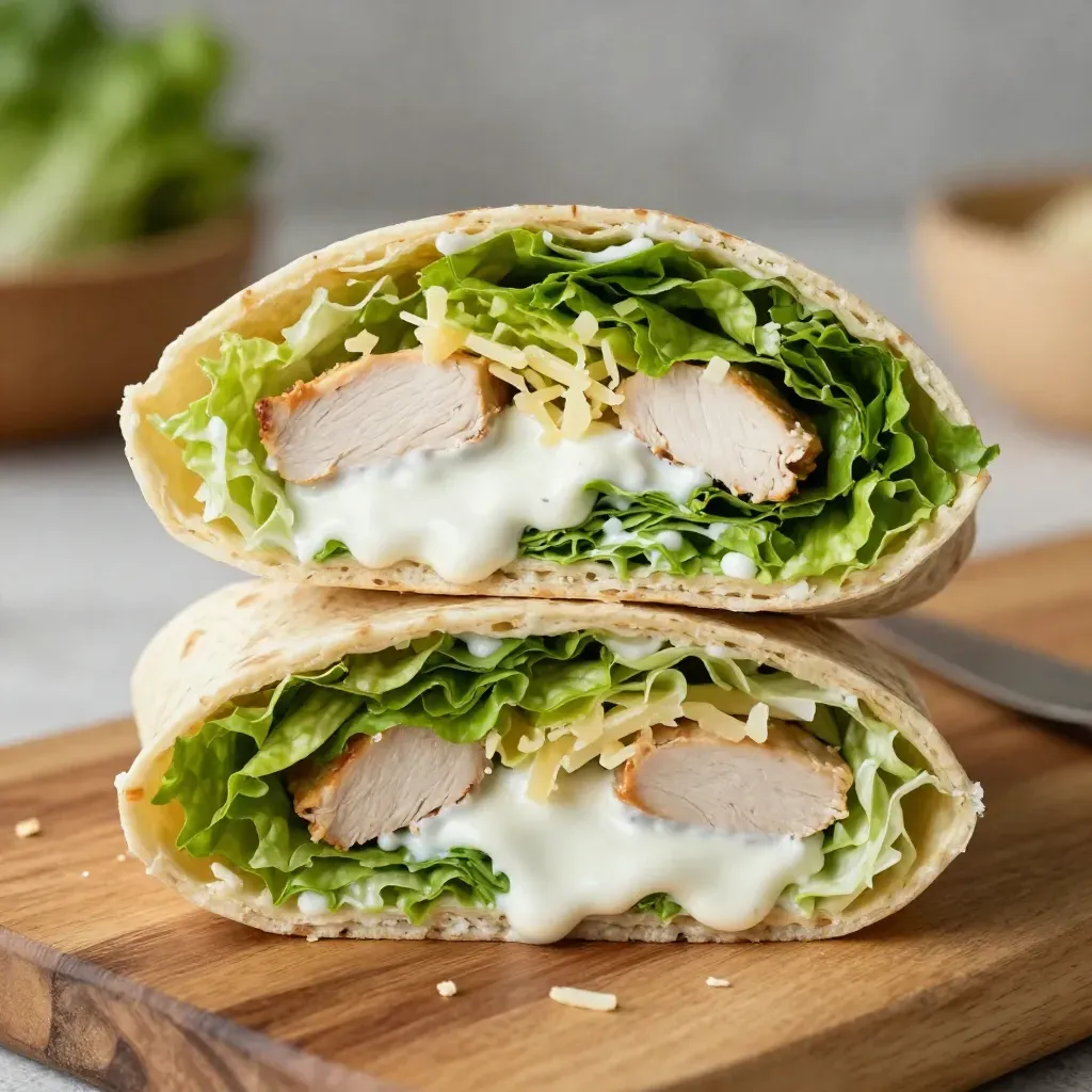 Chicken Caesar Salad Wraps Recipe